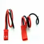 Excellway® 10 Pairs 2 Pins JST Male & Female Connectors Plug Cable Wire Line 110mm Red