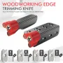 Woodworking Trimming Knife Angle Manual Planer Blade Chamfer Round Corner Scraper Tool Hand Tool Wood Deburring Tool