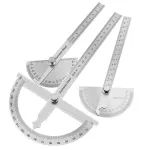 180 Degree Protractor Metal Angle Finder Goniometer Angle Ruler Stainless Steel Woodworking Tools Rotary Measuring Ruler