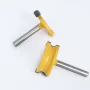 2PCS Canoe Flute and Bead Router Bit Set Precise Cutting Tool Ideal For Decorative Edges Long-Lasting Performance 1/2\ 1/4\ 6mm 8m 12mm
