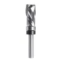 12.7*25.4*67MM Carbide Lower Bearing Spiral Trimming CNC Router Bit End Mill 1/4\ 6.35mm Shank for Woodworking