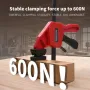 Woodworking MFT Dog Clamp 4\/10\/16\ Vertical Bench Clamp for 20mm Dog Hole 60kg Heavy Duty Clamping Force Tool-Free Locking System