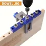 RUITOOL Metric Imperial Doweling Jig Kits Drill Guide Locator Cabinet Hardware Jig with 6mm 8mm 10mm 1/4\ 5/16\ 3/8\ Drill Guide Bushings