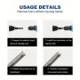 Tungsten Steel Deburring External Chamfer Tool 3-20mm/5-25mm Hex Shank Burr Removal for Metal Drilling Stainless Steel Chamferer