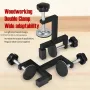 2PCS Aluminum Alloy Woodworking Double Clamps G Clips for Wood Plastic Cutting Drilling & Fixing