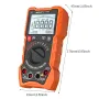 2in1 ZOYI ZT1000R Multimeter Insulation Tester 5 Voltage Settings 1000V AC DC True RMS High Accuracy Backlit Screen Professional Measuring Tool
