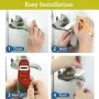 4Pcs Dreambaby Child Protection Door Lever Lock Quick Install 3M Adhesive Toddler Door Safety ABS Design One Hand Use