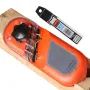 Plasterboard Cutter Hand Tool 45 Degree 180 Degree Angle Beveler ABS Metal Gypsum Board Trimmer Woodworking Supplies Accurate Cutting with Spare Blades