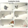 Zinc Alloy Corner Bracket L Shaped Support Connector 10 Pack Rust Resistant Heavy Duty Screws Included Furniture Hardware for Tables Chairs Shelves Cabinets