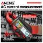 Pinza amperometrica digitale ANENG PN102+ con comando vocale in inglese e batteria esclusa. Misurazione precisa della corrente per test elettrici e risoluzione dei problemi.