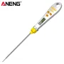 ANENG HTC-6 Multifunctional Kitchen Tool Electronic Weighing Spoon with Integrated Food Thermometer Precise Gram/Ounce/Pound Conversion Durable ABS and Stainless Steel