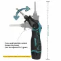 Portable Electric Soldering Iron Compatible with 12V Battery Adjustable Temperature Welding Tool 30W 400°C