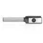 6mm 1/4 Inch 6.35mm Shank 2 Flutes Carbide Insert Flush Trim Router Bit Top Bearing Pattern Bit Woodworking Milling Trimming Knife Edge Milling Cutter for Smooth Finishing