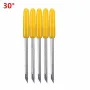 5 adet 30/45/60 Derece Gravür Makinesi Bıçakları Kesici CB09 Vinil Kesici Plotter için
