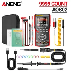 ANENG AOS02 9999 Counts Digital Professional Oscilloscope Multimeter 48M/S 10MHZ PC Waveform Data Storage True RMS Tranistor
