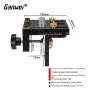 Ganwei Woodworking 3 In 1 Dowelling Jig Kit Adjustable Pocket Hole Jig 6/8/10/15mm Drilling Guide Tenoning Pin Hole Puncher Locator