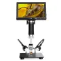 PM070 7 Inch Digital Microscope Lens separation design IPS LED Lights Adjustable Brightness Type-C USB 2.0 Multilingual Suppot for Windows Ma