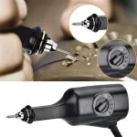 Electric Engraver 220V 25W Adjustable Power Metal Wood Ceramic Glass Plastic Engraving Pen Tool Precision Carving Machine European Plug High-Speed Vibration