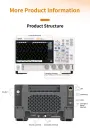 OWON ADS802A/ADS812A/ADS822A Digital Oscilloscope 2 Channels 1.25GSa/s 12-bit 7-inch Display USB HDM LAN Connectivity