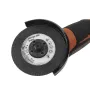 GOCHIFIX 8000RPM Cordless Brushless Angle Grinder 4Ah Li-Ion Battery Power Angle Grinders 3-Position Ergonomic Handle Dust-Proof Design with Grinding Cutting Wheel for Metal Wood