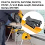 Miter Saw Mounting Brackets Compatible with DEWALT DW723 DWX723 DWX724 DWX725B and DWX725 Stands (DW7231)
