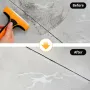 Wide Razor Blade Scraper Tool 4 Inch Glass Cleaner Replaceable SK5 Blades for Windows Paint Adhesive Removal