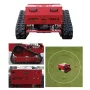 HT550A Remote Control Lawn Mower 550mm Cutting Width Adjustable Height 4-Stroke Engine Up to 45 Degree Slope All Terrain Tracked Mower