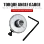 Premium CR-V Long Handle Torque Wrench High Hardness Good Toughness Calibrated in Degrees for Car Repairing 1/2 Inch Torque Gauge Silvering Automotive Tools