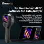 MUSTOOL YX196 YX196Pro Thermal Imaging Camera Infrared 240*240 Visible light Resolution 96x96 Temperature Range -20°C to 550°C WiFi TISR Technology Rechargeable Battery Photo Video Recording Handheld Thermal Inspection Device