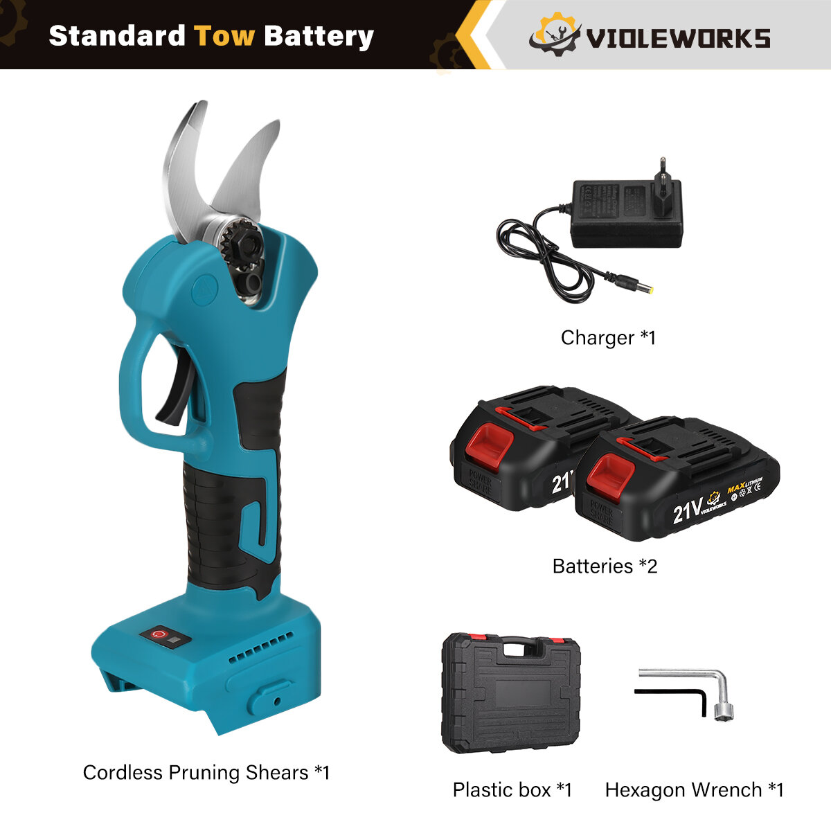 2 Batteries & EU Plug