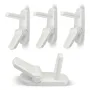 4Pcs Dreambaby Child Protection Door Lever Lock Quick Install 3M Adhesive Toddler Door Safety ABS Design One Hand Use