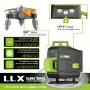 Kit livella laser LFINE a 16 linee, autolivellante, batteria al litio ricaricabile da 4800 mAh, spina USA, con base girevole in alluminio e lussuosa borsa in tessuto.