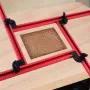Adjustable Aluminum Router Jig Frame 53cm Square Router Template Guide 0-500mm Groove Router Jig for Woodworking