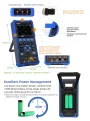 OWON HDS25/HDS25S 25MHz Dual Channel Oscilloscope with Multimeter 250MSa/s Sampling Rate LCD Display Waveform Generator