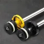 Stainless Steel Cement Grouting Gun Round Flat Nozzle Concrete Caulking Machine Reliable Construction Site Tool Multiple Nozzle Options