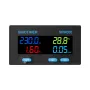 SINOTIMER SPM005 Multifunctional Power Meter High Accuracy LCD Display Measures Voltage Current Temperature Power 32-bit Operation