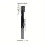 12mm Shank Solid Carbide Spiral Router Bit Mortising Bit 16mm Cutting Diameter for Woodworking Door Lock