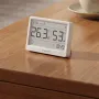 AtuMan TH2 Humidity Thermometer Bluetooth Clock Ink Screen Small Size 0°C-60°C 30-second rapid refresh Accurate Readings Energy Efficient E Ink Display Temperature Humidity Monitor
