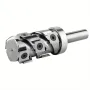 Carbide Insert Flush Trim Router Bit 32mm Dia 1/2\ Shank 50mm Cutting Length Top/Bottom Bearing for Woodworking and CNC Engraving