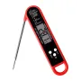 Digital Meat Thermometer Foldable Probe Fast Reading -50℃ to 300℃ Auto-Off LCD Display for Cooking BBQ Kitchen