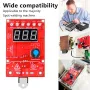 Spot Welding Machine Control Board 40A 100A Single Double Pulse Adjustable Voltage Compensation Anti Shake Foot Pedal Accurate Current Control for Transformer Up to 3000W