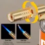 High-Temperature Flame Nozzle 1300°C Portable Welding Gas Torch Butane Burner Electronic Ignition Adjustable Flame Outdoor BBQ Kitchen Tool