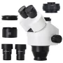3.5X-45X Zoom Stereo Trinocular Microscope Clamp Folding Extension Type Base +24MP 2K HDMI Digital Video Camera Adjustable Diopters & Precise Ground Glass Lenses Ultimate Lab Equipment for Precision Imaging and Analysis