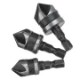 3Pcs 12mm 16mm 19mm Countersink Bore Set 1/4\ Hex Shank Wood Plastic Chamfer Bit