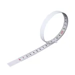 Tape Measure Self Adhesive Carbon Steel Workbench Ruler Fit For Woodworking Miter Fence Left to Right White Positive 1M/2M Length x 10MM Width