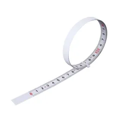 Tape Measure Self Adhesive Carbon Steel Workbench Ruler Fit For Woodworking Miter Fence Left to Right White Positive 1M/2M Length x 10MM Width