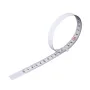 Tape Measure Self Adhesive Carbon Steel Workbench Ruler Fit For Woodworking Miter Fence Left to Right White Positive 1M/2M Length x 10MM Width
