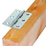 Drillpro Corner Chisel Wood Chisel for Square Embedded Hinge Recesses Woodworking Carving Tool 