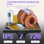 PM070 7 Inch Digital Microscope Lens separation design IPS LED Lights Adjustable Brightness Type-C USB 2.0 Multilingual Suppot for Windows Ma