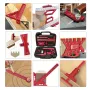 9Pcs Woodworking Square Kit Aluminum Alloy CNC Tools Multi Functional Ruler Set Center Finder Compass Honing Guide Height Gauge For Precision Layout Panel Splicing Grinding